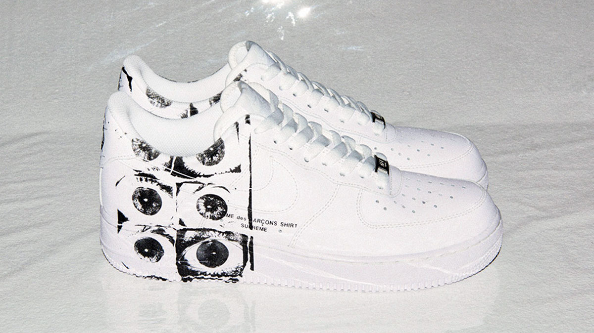 air force 1 x comme des garcons x supreme