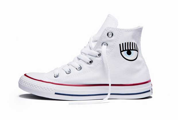 scarpe chiara ferragni converse alte